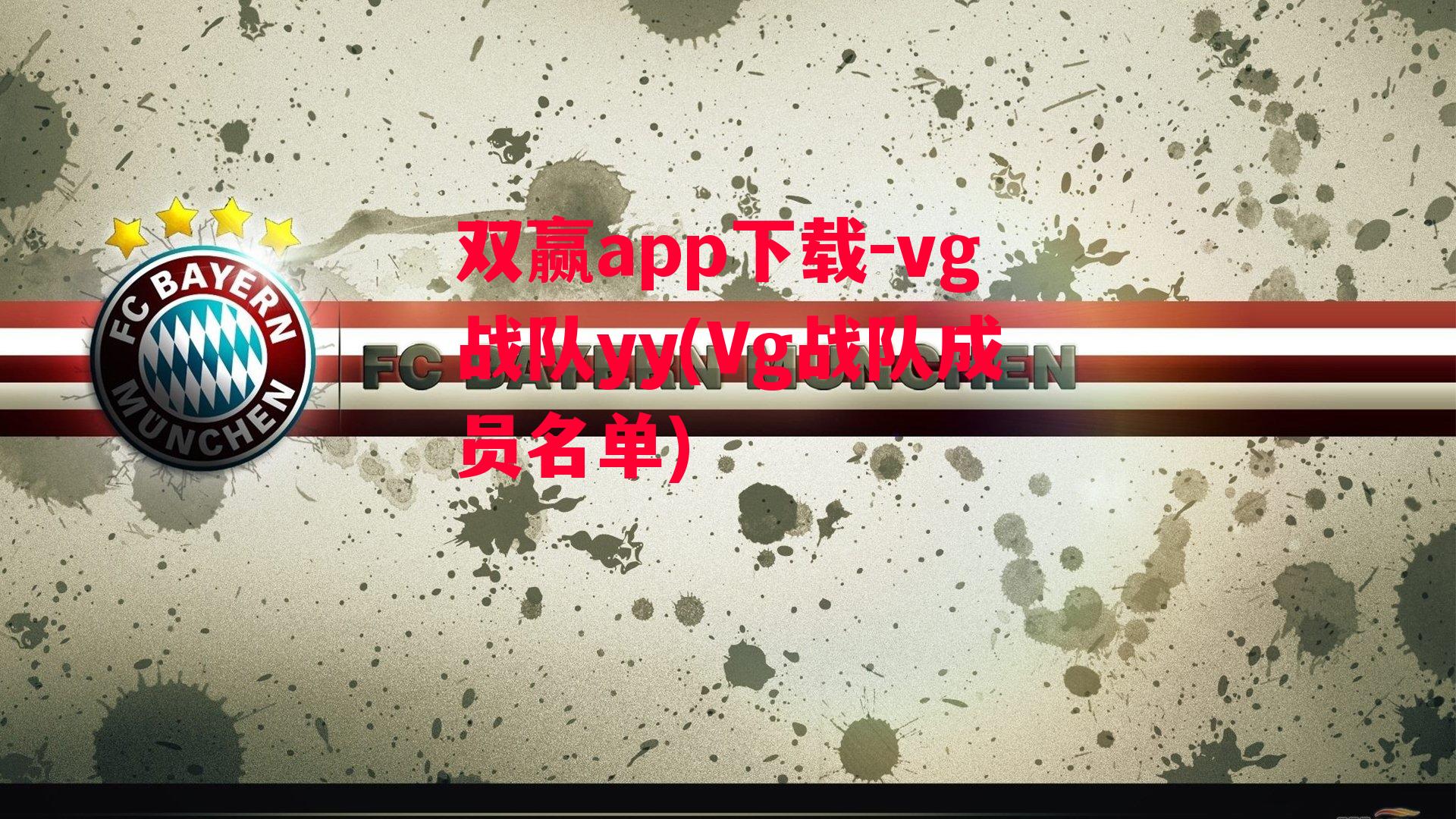 vg战队yy(Vg战队成员名单)